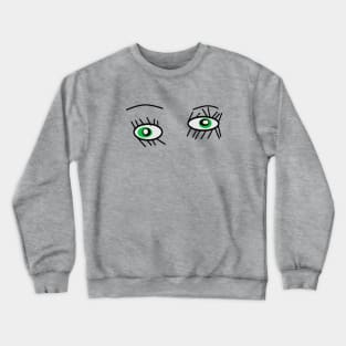 Green Eyes Crewneck Sweatshirt